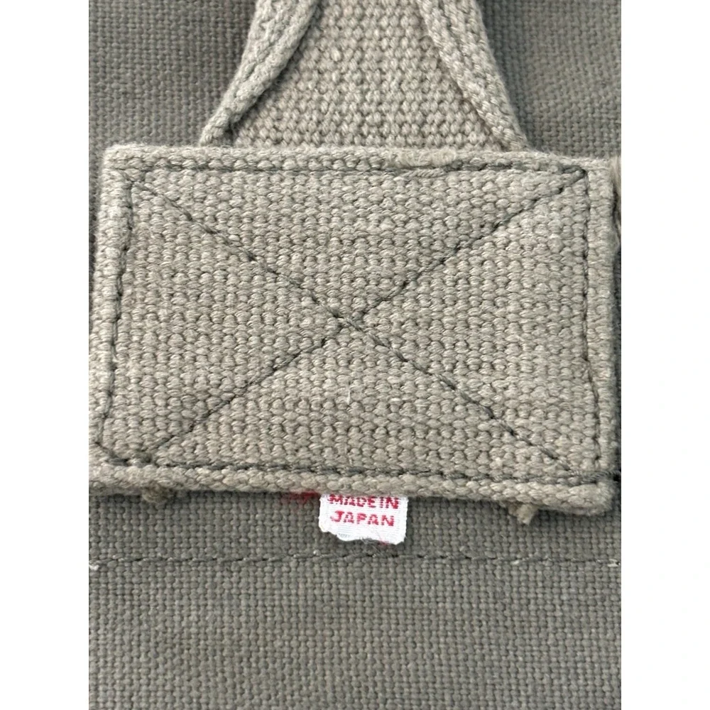 Vintage‎ Olive Green Duffel Bag Military Issue Duck Canvas Army US Duffle JAPAN